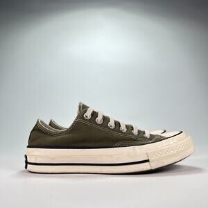 Converse Chuck 70 Ox Olive Green Canvas Low Top Sneakers A00757C Women's Size 7